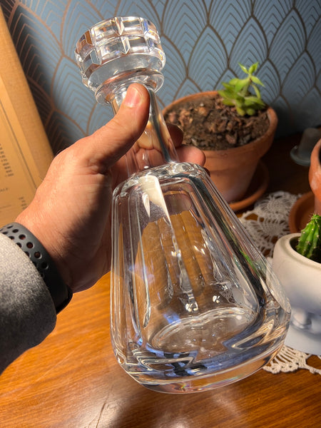 Carafe vintage en cristal taillé Baccarat France modèle Talleyrand - Années 50/60