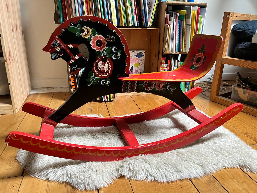 Vends cheval à bascule et à roulettes Vintage on Gens de Confiance
